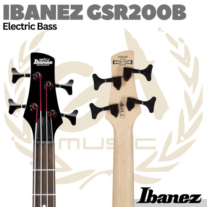 IBANEZ GSR200B ELECTRIC BASS ACTIVE - BASS ELEKTRIK AKTIF