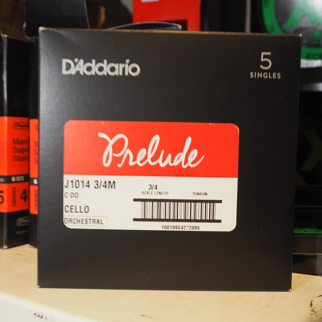 D'Addario J1014 Prelude Cello C String - 3/4 Size Medium Tension | Senar Cello Satuan
