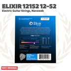 Elixir 12152 Nanoweb Heavy Electric Guitar Strings 12-52 - Senar Gitar Listrik