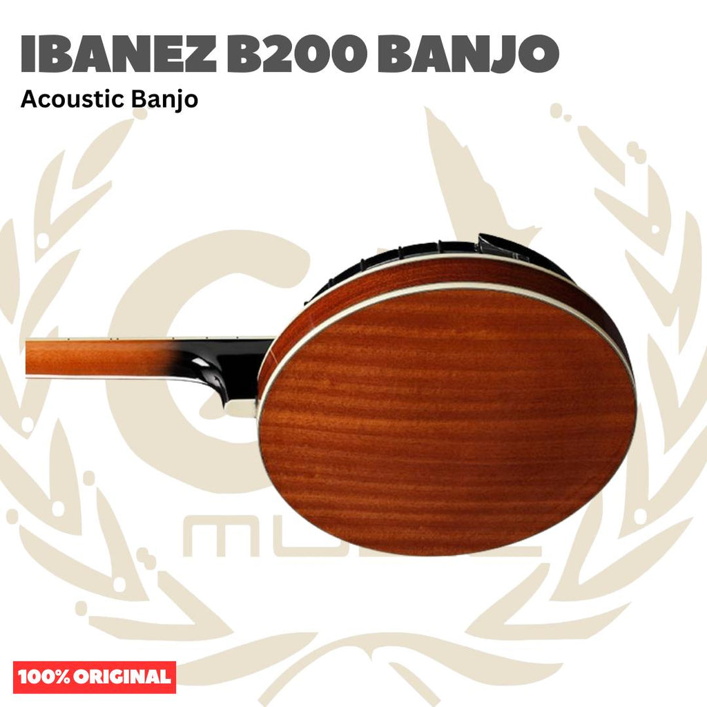Ibanez B200 Acoustic Banjo - Gitar Banjo Tradisional 5-Senar Original Asli
