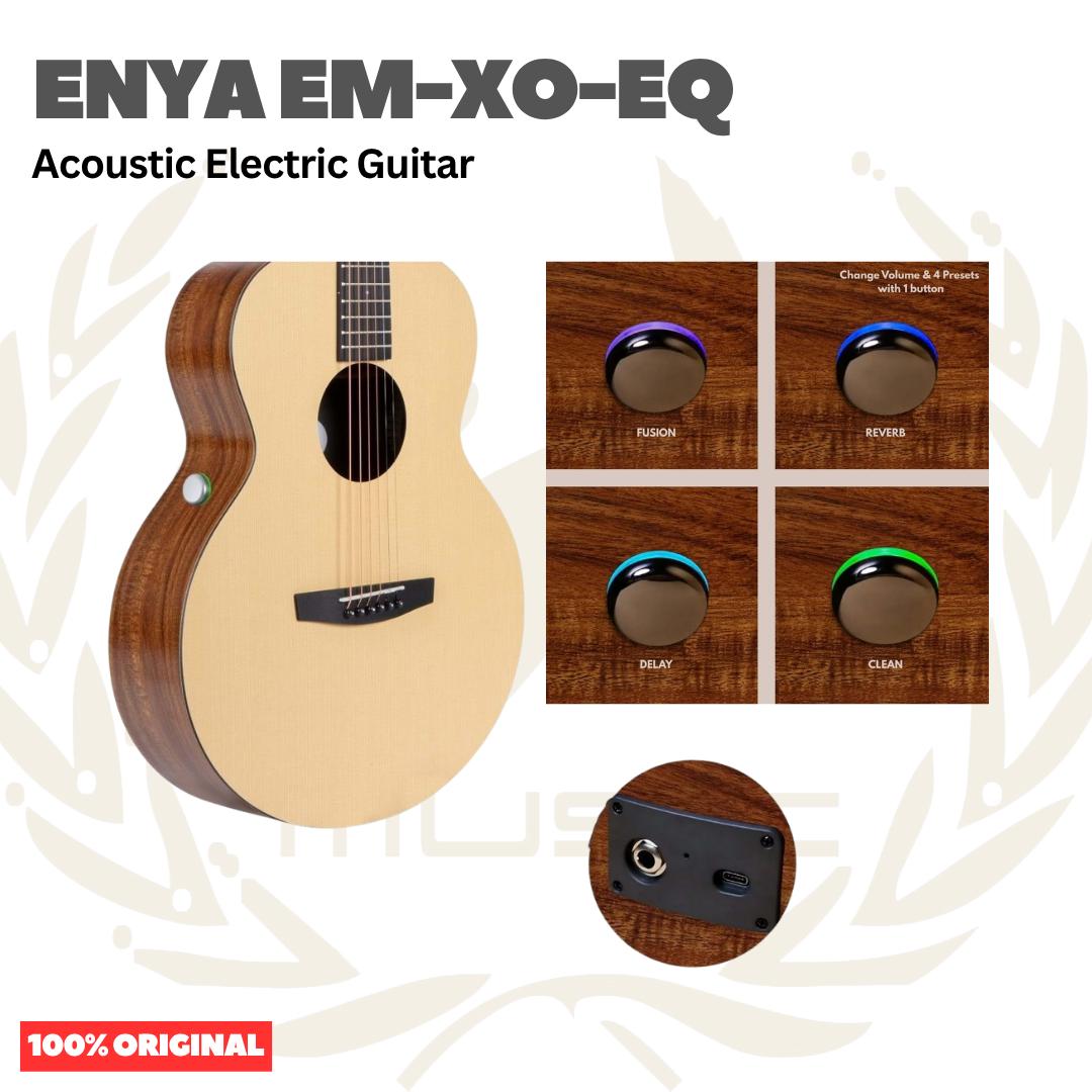 Enya EM-XO-EQ Acoustic Electric Guitar - Gitar Akustik Elektrik EMXO