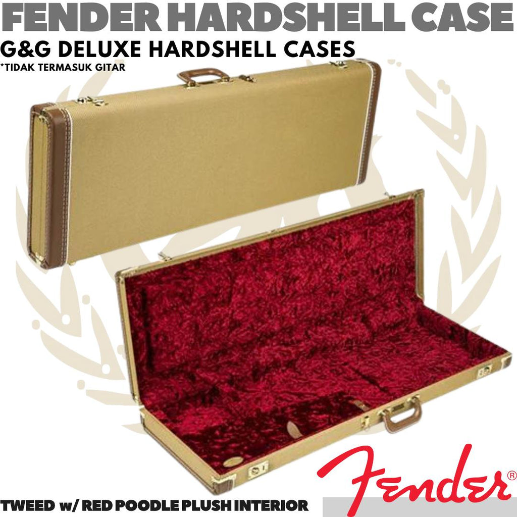 FENDER G&G Deluxe Case Strat Tele - Kotak Penyimpanan Gitar Hardcase