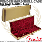 FENDER G&G Deluxe Case Strat Tele - Kotak Penyimpanan Gitar Hardcase