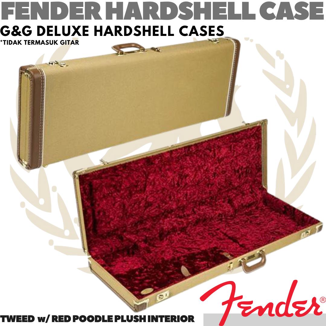 FENDER G&G Deluxe Case Strat Tele - Kotak Penyimpanan Gitar Hardcase