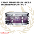 TAMA MP1455BUN 14x5.5inch Mike Portnoy Signature Limited Bubinga Snare Drum, Dream Monster - Snare Drum