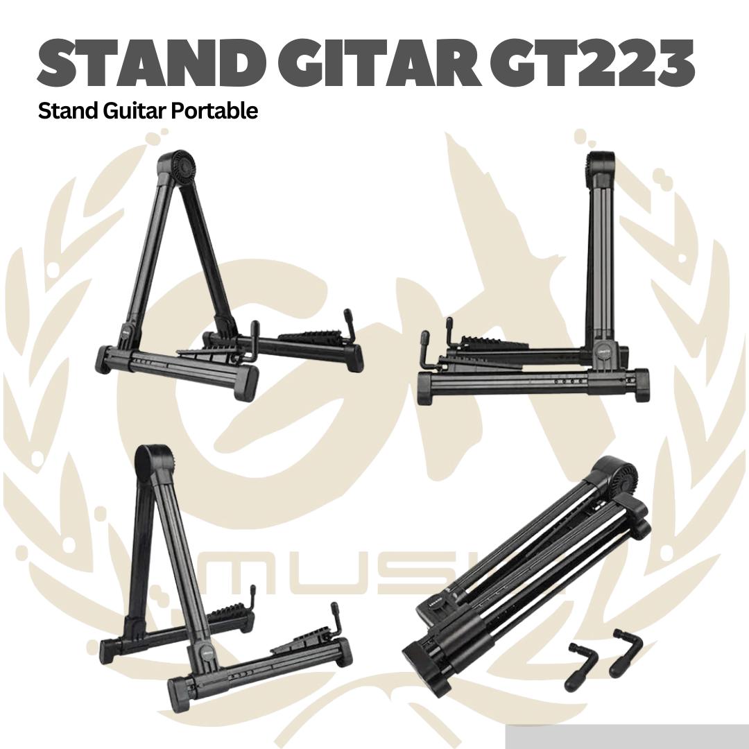 Stand Guitar Portable Foldable Gitar Holder GT223 - Stand Guitar