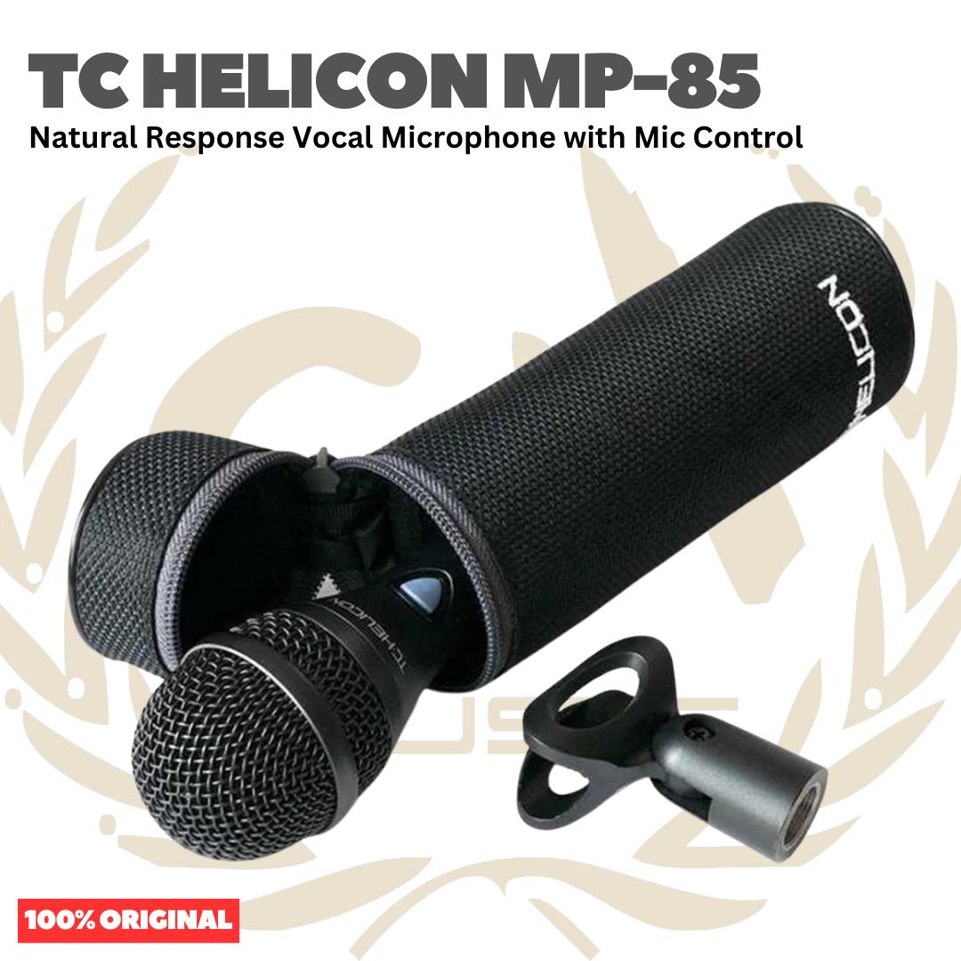 TC Helicon MP-85 Natural Response Vocal Microphone with Mic Control - Mik Dynamic Mikrofon Genggam Handheld MP85 Original Asli