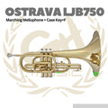 Ostrava LJB750 Marching Mellophone + Case Key = F - LJB-750