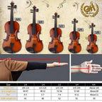 CREMONA SV-588 Premier Artist Violin Outfit | Biola 4/4 3/4 1/2 SV588 - 4/4