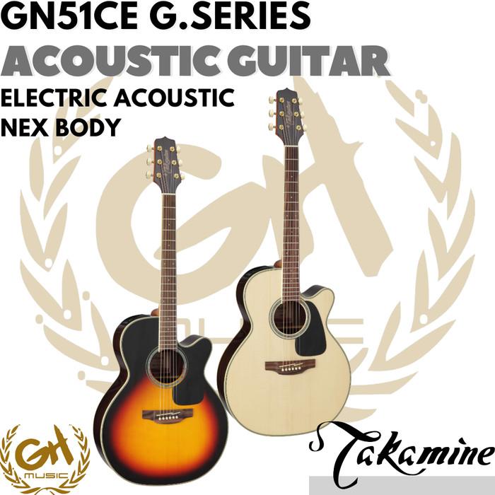Takamine GN51CE Nex Body Acoustic Electric Guitar - Gitar Akustik