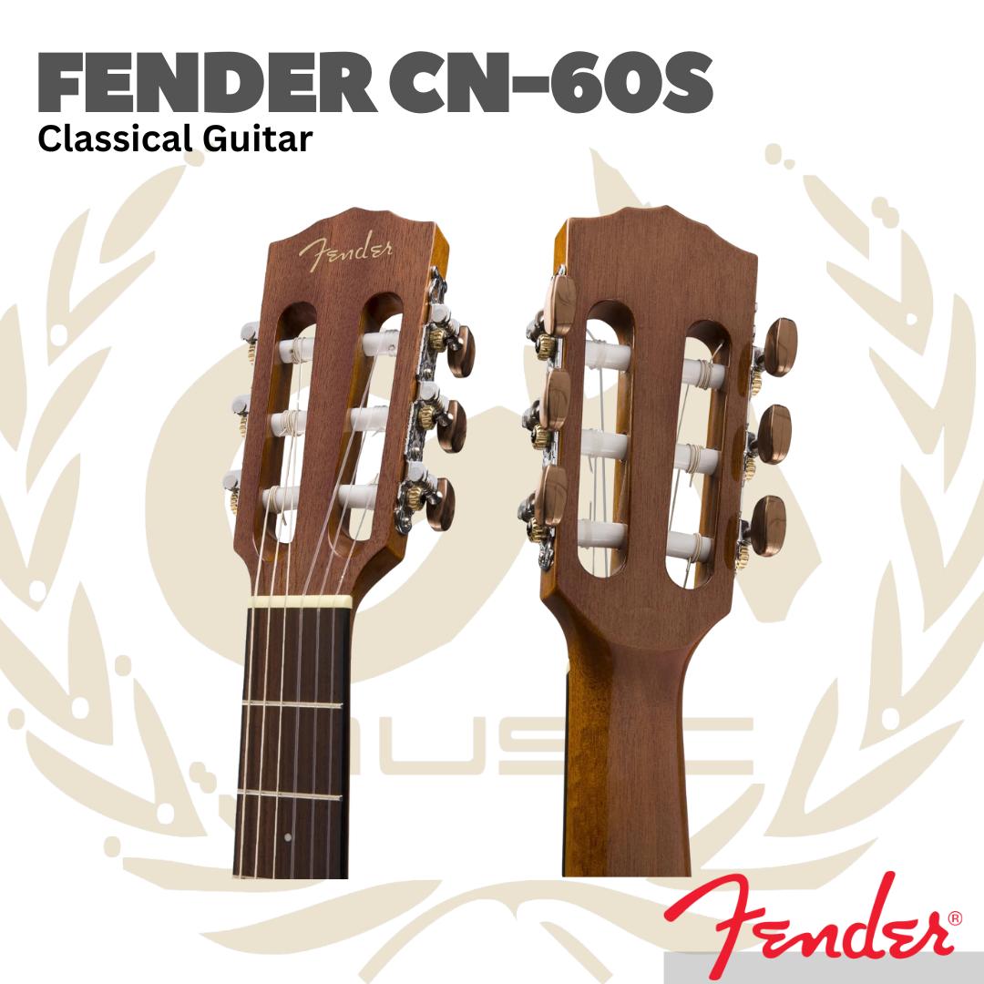 Fender CN-60S Nylon String Classical Guitar - Gitar Klasik Nylon