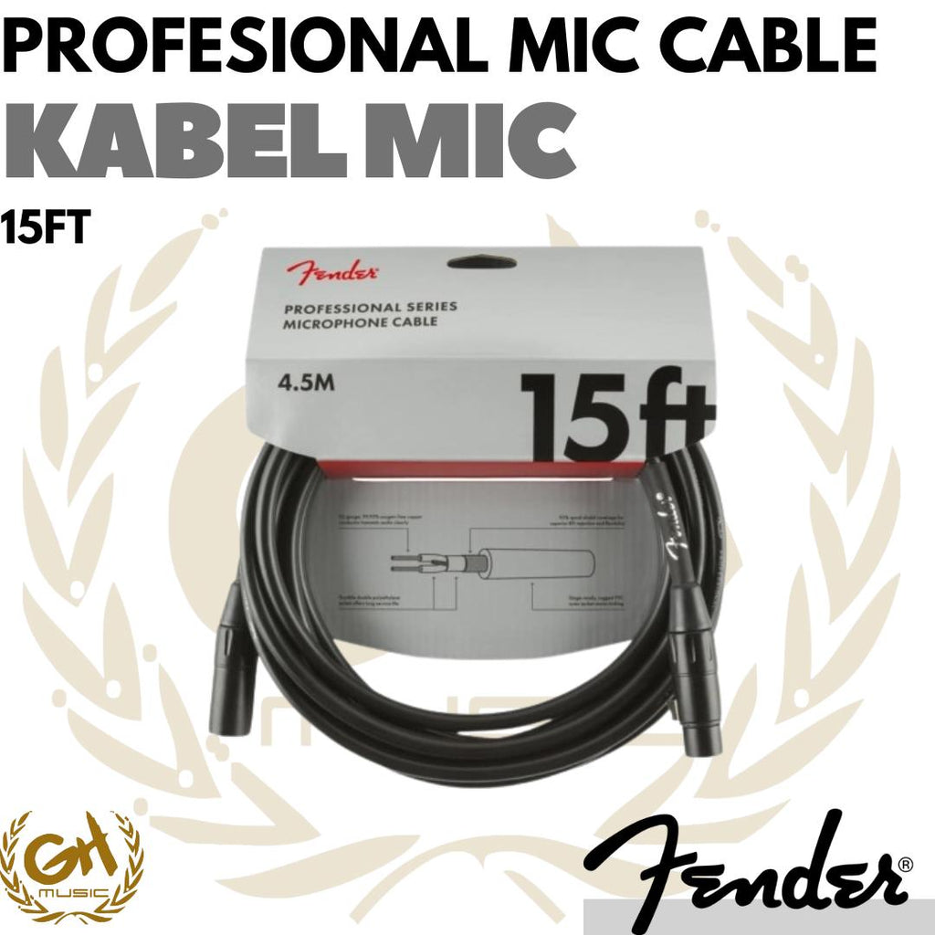 FENDER Professional Series Microphone Cable - KABEL MIC