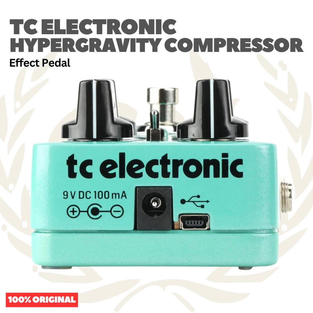 TC Electronic Hypergravity Compressor Guitar Effect Pedal - Pedal Efek Gitar Bass