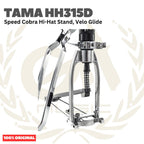 TAMA HH315D Speed Cobra Hi-Hat Stand, Velo Glide - Stand Simbal Hi-Hat Drum
