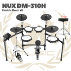 NUX DM-310H All Mesh Head Digital Drum Set - DM310H Drum Elektrik