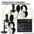 PAKET PODCAST 2 ORANG MURAH BERKUALITAS MAONO A03T + RT ELEGANT 6