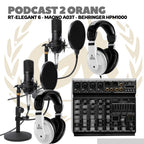 PAKET PODCAST 2 ORANG MURAH BERKUALITAS MAONO A03T / PM360 + RT ELEGANT 6