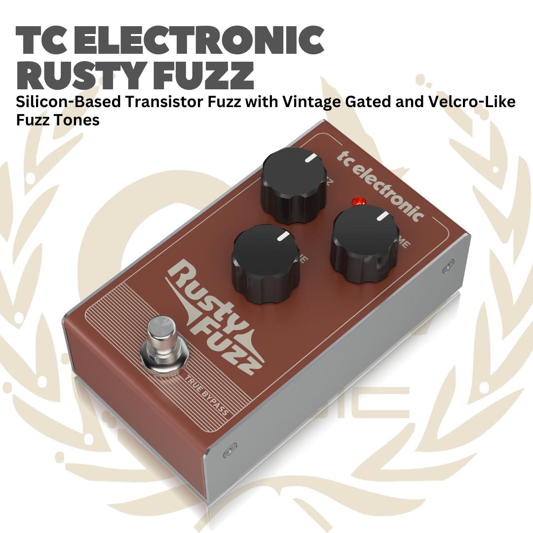 TC ELECTRONIC RUSTY FUZZ GUITAR EFFECT - EFEK GITAR BASS PEDAL