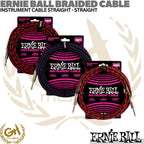 ERNIE BALL Braided Straight to Straight Instrument Kabel Jack