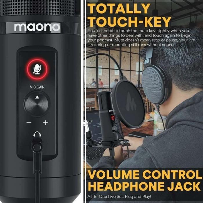 MAONO PM422 USB CONDENSER MICROPHONE FOR RECORDING ZOOM ASMR PODCAST