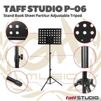 P-06 Stand Tripod Partitur Sheet Music Lembaran Musik P-06 - Stand Book P06 Stand Lipat P 06