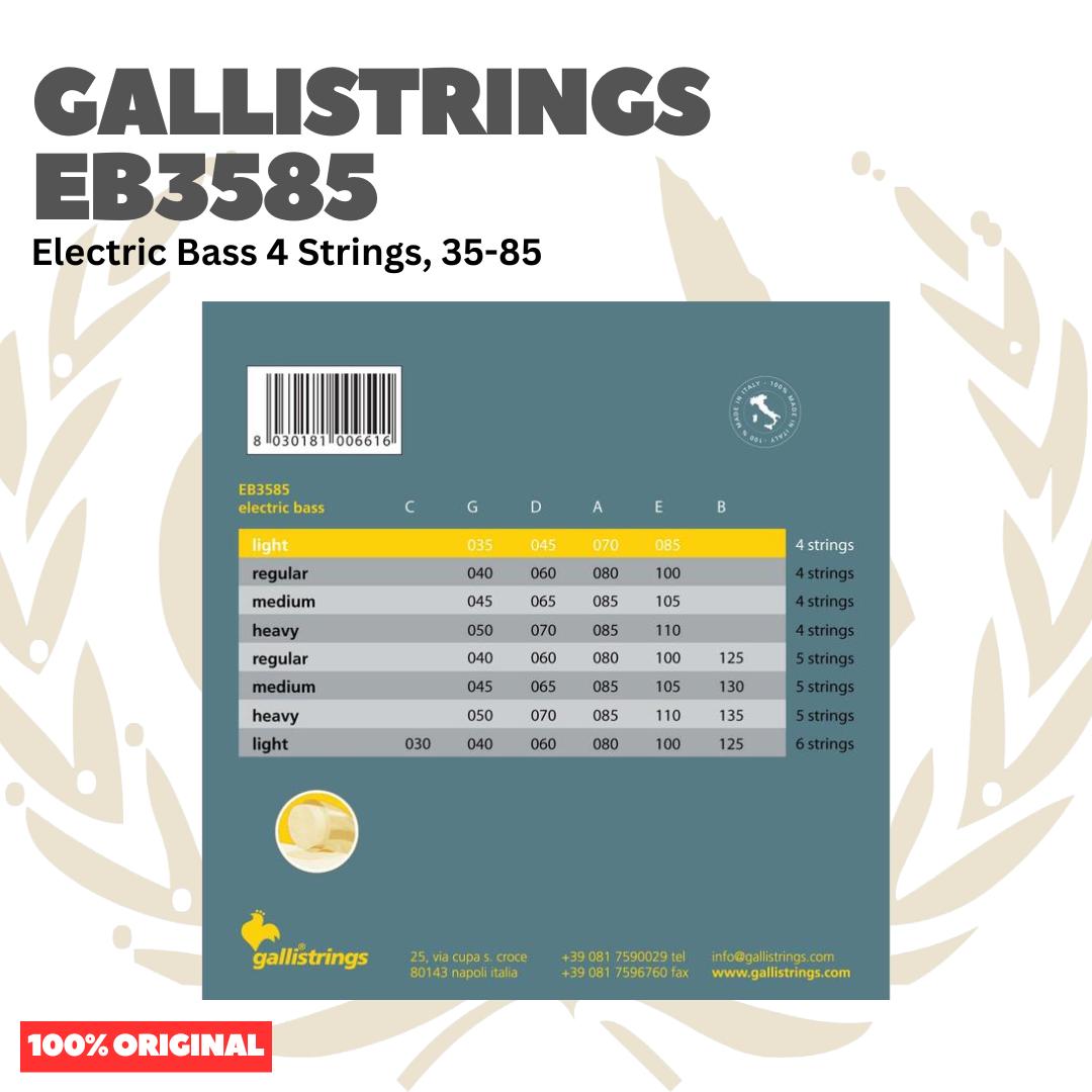 GALLISTRINGS EB3585 Electric Bass 4-Strings 35-85 - Senar Bass Listrik Elektrik Galli Strings Original Asli