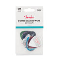 Fender 351 Dotted Celluloid Guitar Picks, 12-Pack - Pick Gitar