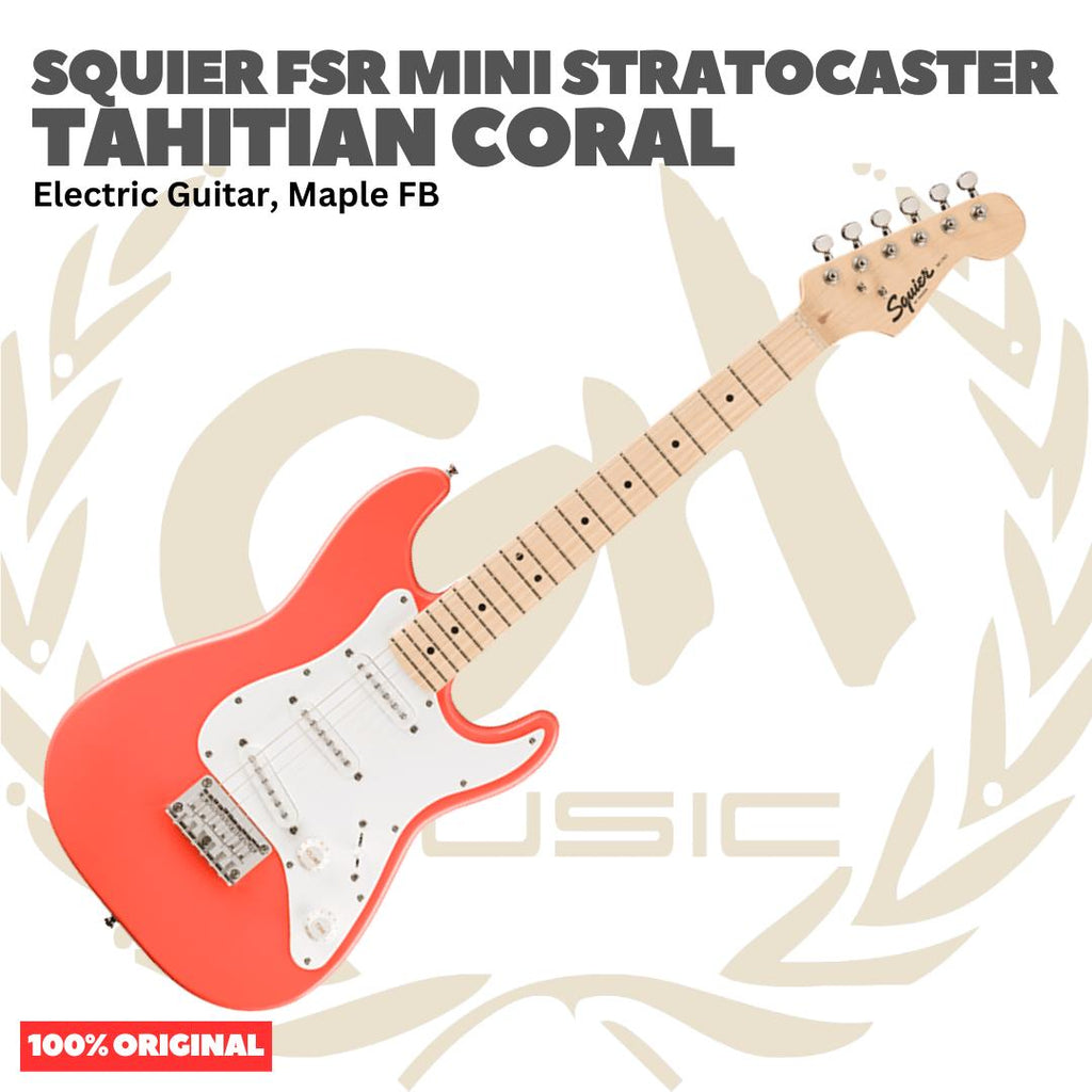 SQUIER FSR MINI STRATOCASTER ELECTRIC GUITAR - GITAR LISTRIK ELEKTRIK ORIGINAL