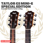 Taylor GS Mini-E Special Edition Acoustic Guitar w/Bag, - Gitar Akustik Elektrik Original Asli