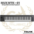 Nux NTK-61 Midi Keyboard Controller 61 Keys - Keyboard