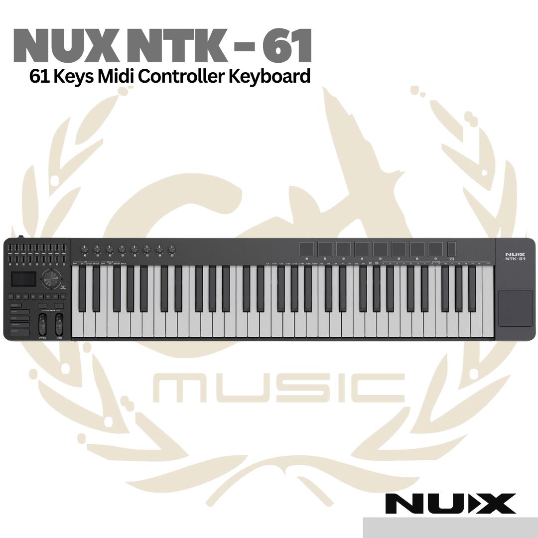 Nux NTK-61 Midi Keyboard Controller 61 Keys - Keyboard
