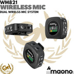 Maono WM821 Dual Wireless Microphone System - Mic Wireless