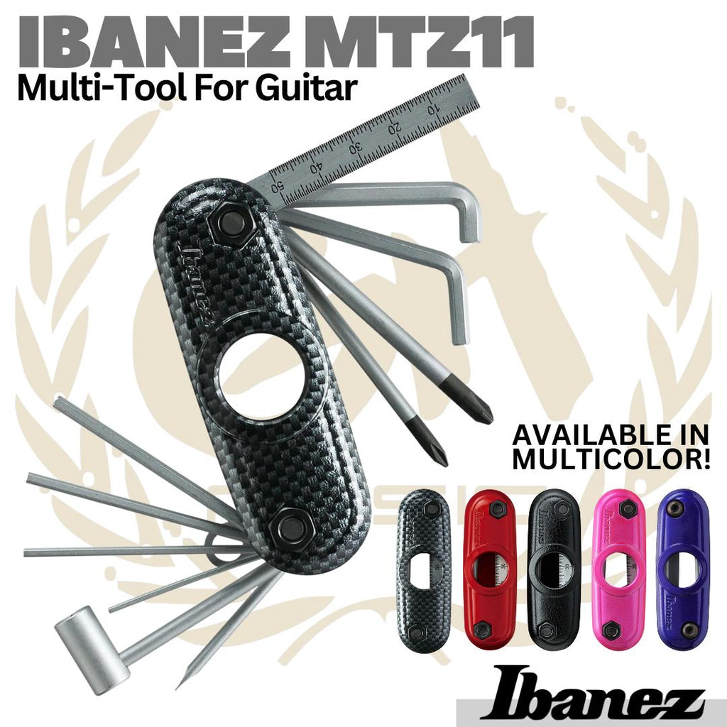 IBANEZ MTZ11 Multi-Tool For Guitar Maintenance | Alat Perkakas Gitar
