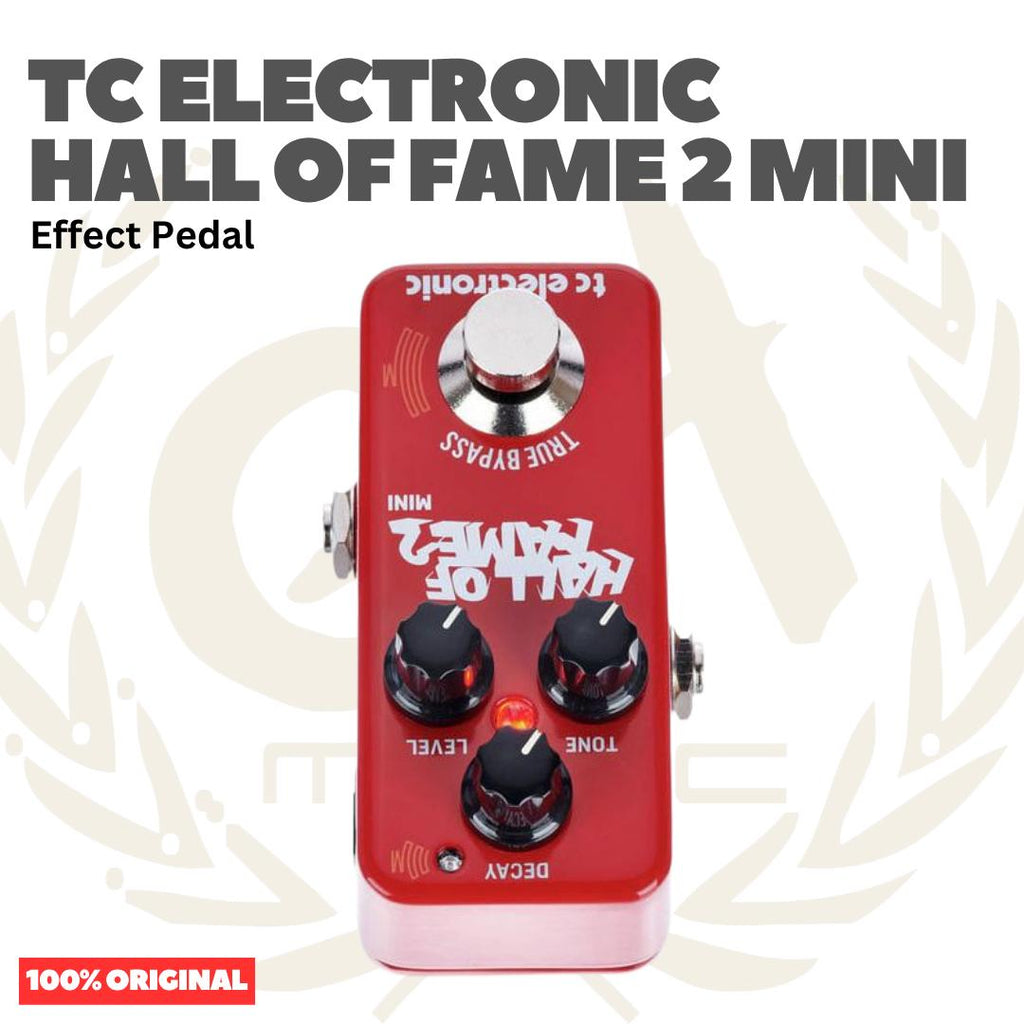 TC Electronic HALL OF FAME 2 MINI Reverb Guitar Effects Pedal - Efek Pedal Gitar