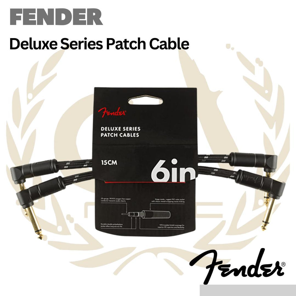Fender Deluxe Series Effect Patch Cable - Kabel Jumper Efek 6in 2pcs