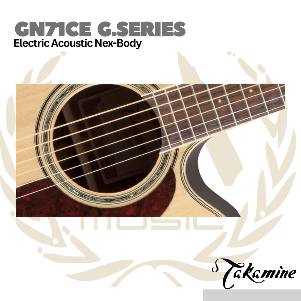 Takamine GN71CE Nex Body Acoustic Electric Guitar - Gitar Akustik