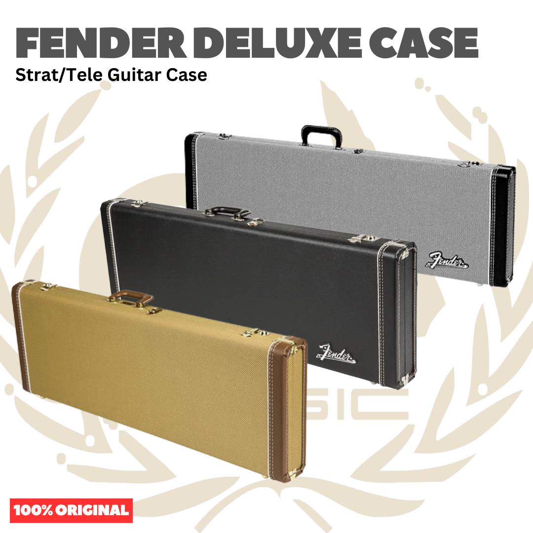 Fender Deluxe Strat/Tele Guitar Case - Hardcase Gitar Listrik Elektrik