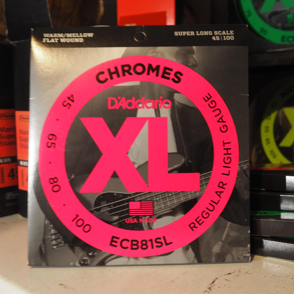 D'addario ECB81SL 45-100 Electric Bass String Super Long Scale - Senar Bass