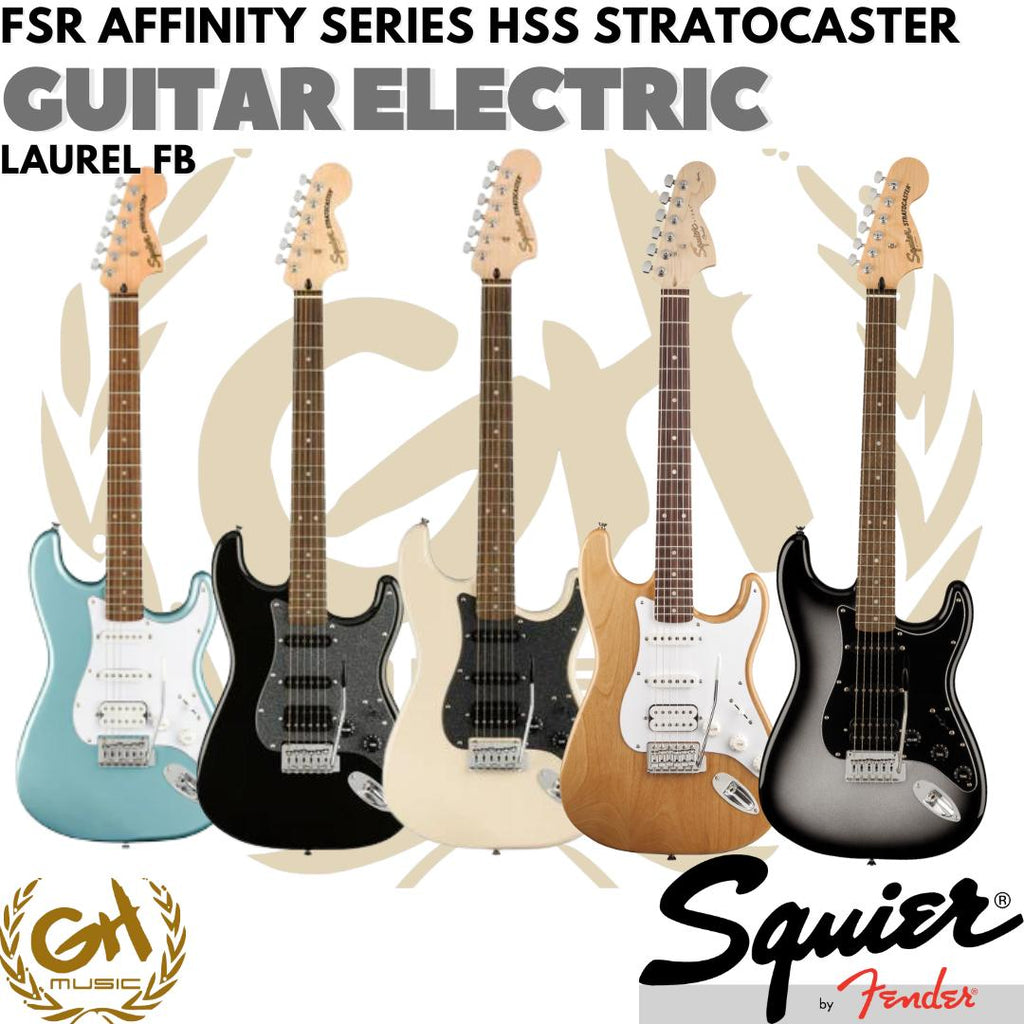 Squier FSR Affinity Series Stratocaster HSS Electric Guitar - Gitar Listrik Elektrik Original Asli