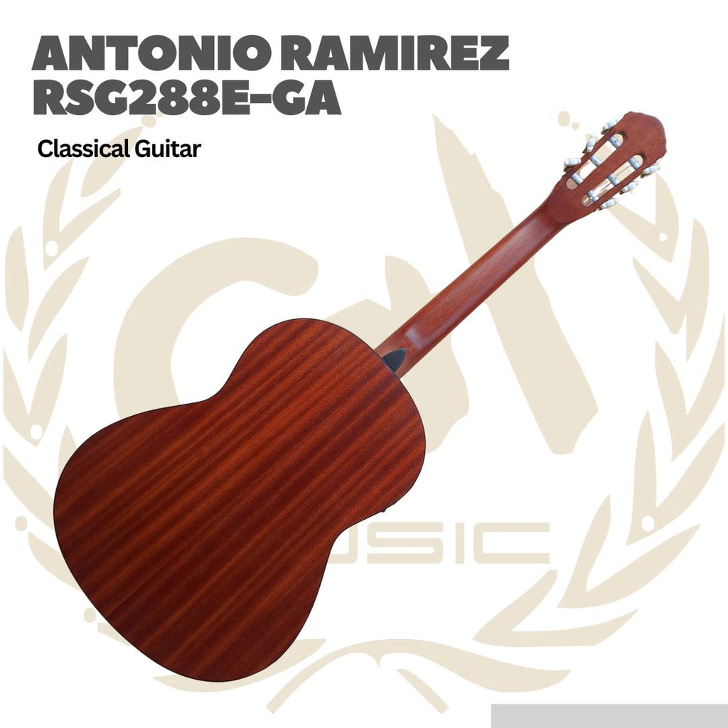 Antonio Ramirez RSG288E-GA Acoustic Electric Classical Guitar | Gitar Akustik Elektrik Klasik Nylon - Nilon