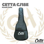 Cetta CJ18E Acoustic Guitar with Pre-Amp - Gitar Akustik Elektrik CJ18E dengan PreAmp