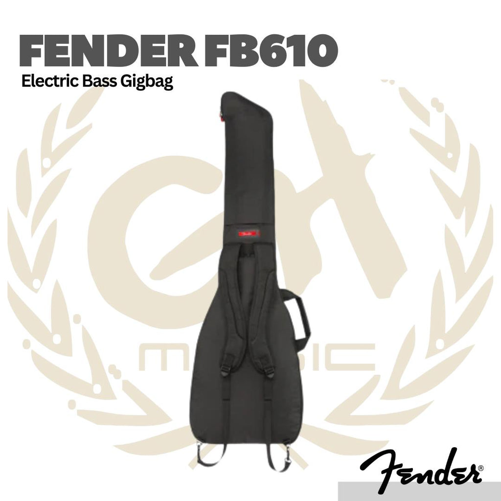 Fender FB610 Electric Bass Guitar Gig Bag - Tas Bass