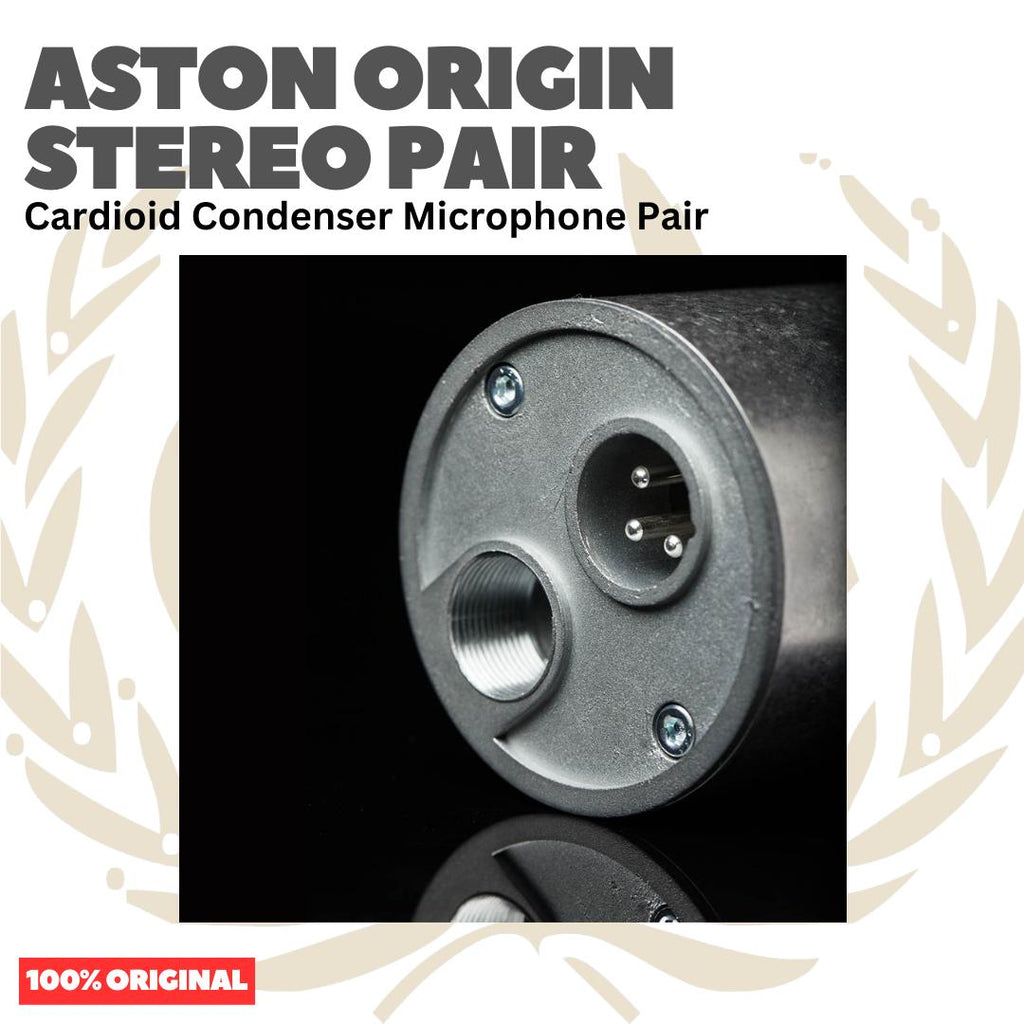 ASTON ORIGIN STEREO PAIR Cardioid Condenser Microphone Pair - Mik Kondenser Mic Sepasang Set Original Asli