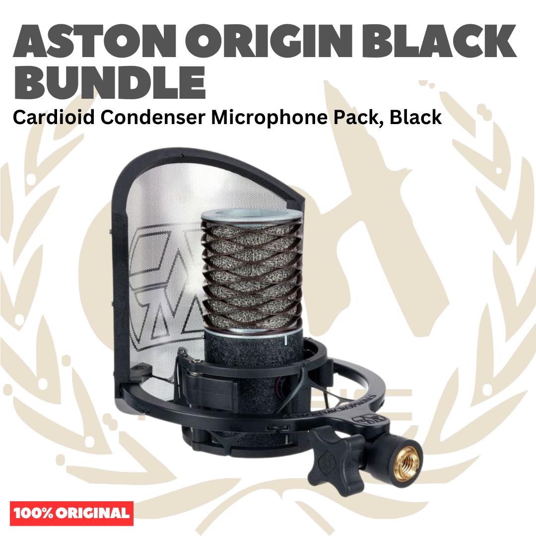 ASTON ORIGIN BUNDLE & BLACK BUNDLE Large Diaphragm Studio Condenser Microphone (made in UK)