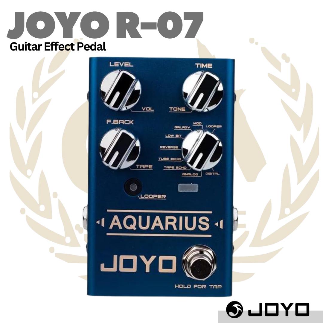 JOYO R-07 AQUARIUS LOOPER Digital Delay Effects Pedal - Efek Gitar