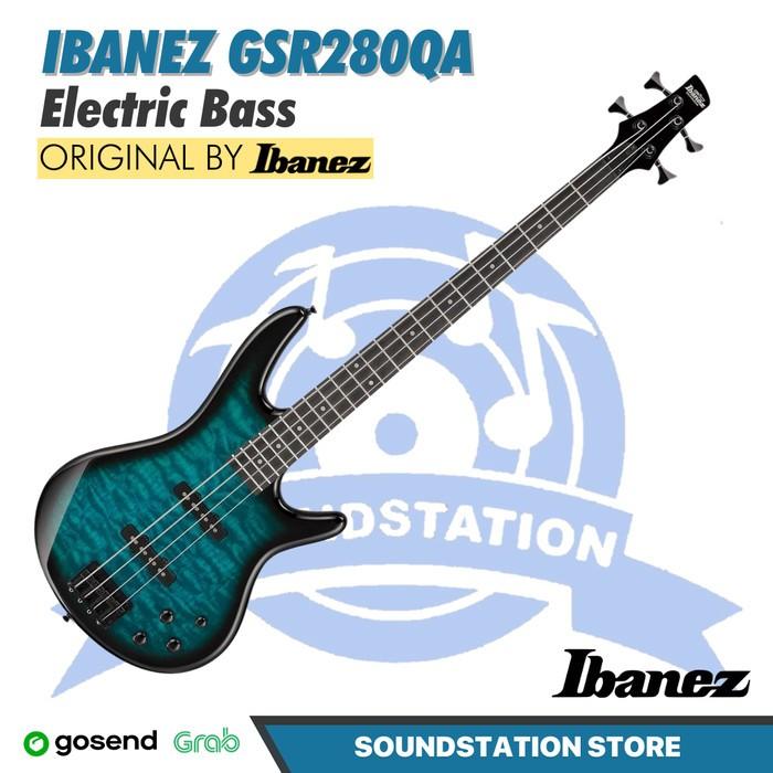 Ibanez GSR280QA Electric Bass Guitar - Bass Elektrik