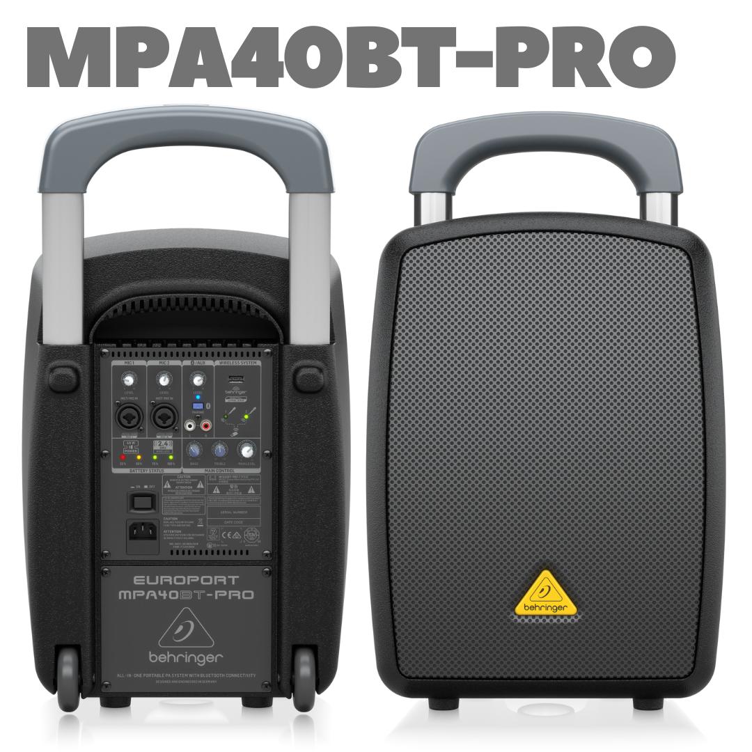 BEHRINGER MPA40BT-PRO Portable Speaker | MPA 40 BT - karaoke meeting