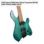 Cort Space G6MS Headless Multiscales Electric Guitar w/Bag - Gitar Listrik Elektrik