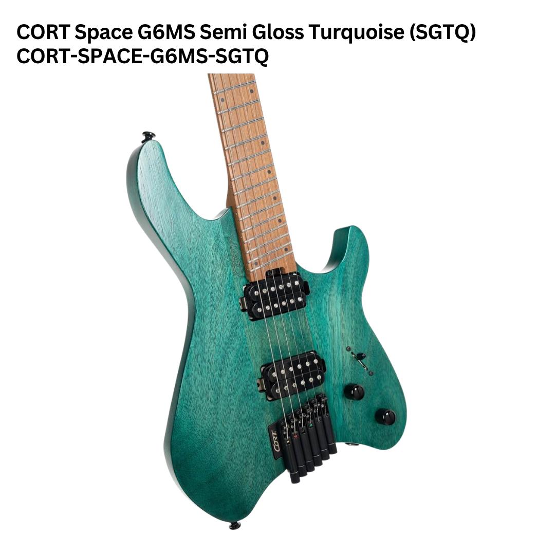 Cort Space G6MS Headless Multiscales Electric Guitar w/Bag - Gitar Listrik Elektrik