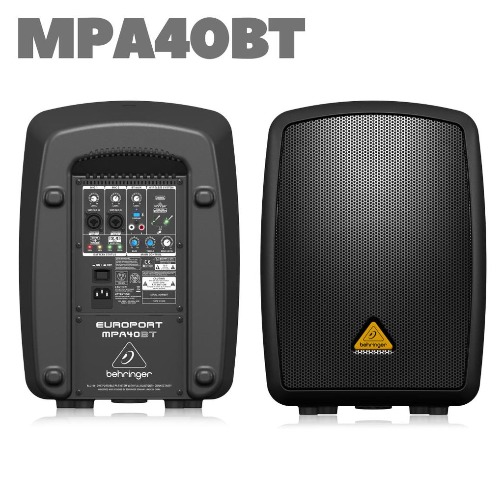 BEHRINGER MPA40BT-PRO Portable Speaker | MPA 40 BT - karaoke meeting